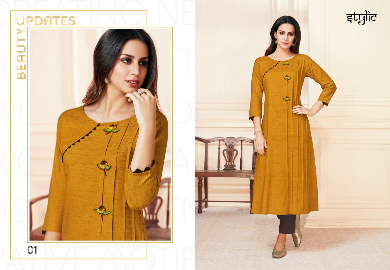 stylic feel vol 2 colorful fancy ready to wear kurtis at reasonable rate