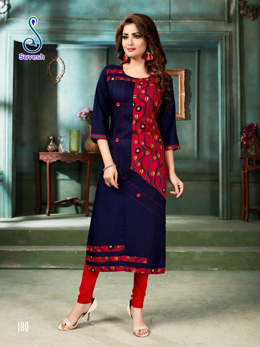 suvesh natasha 16 colorful casual wear kurtis catalog at reasonable rate