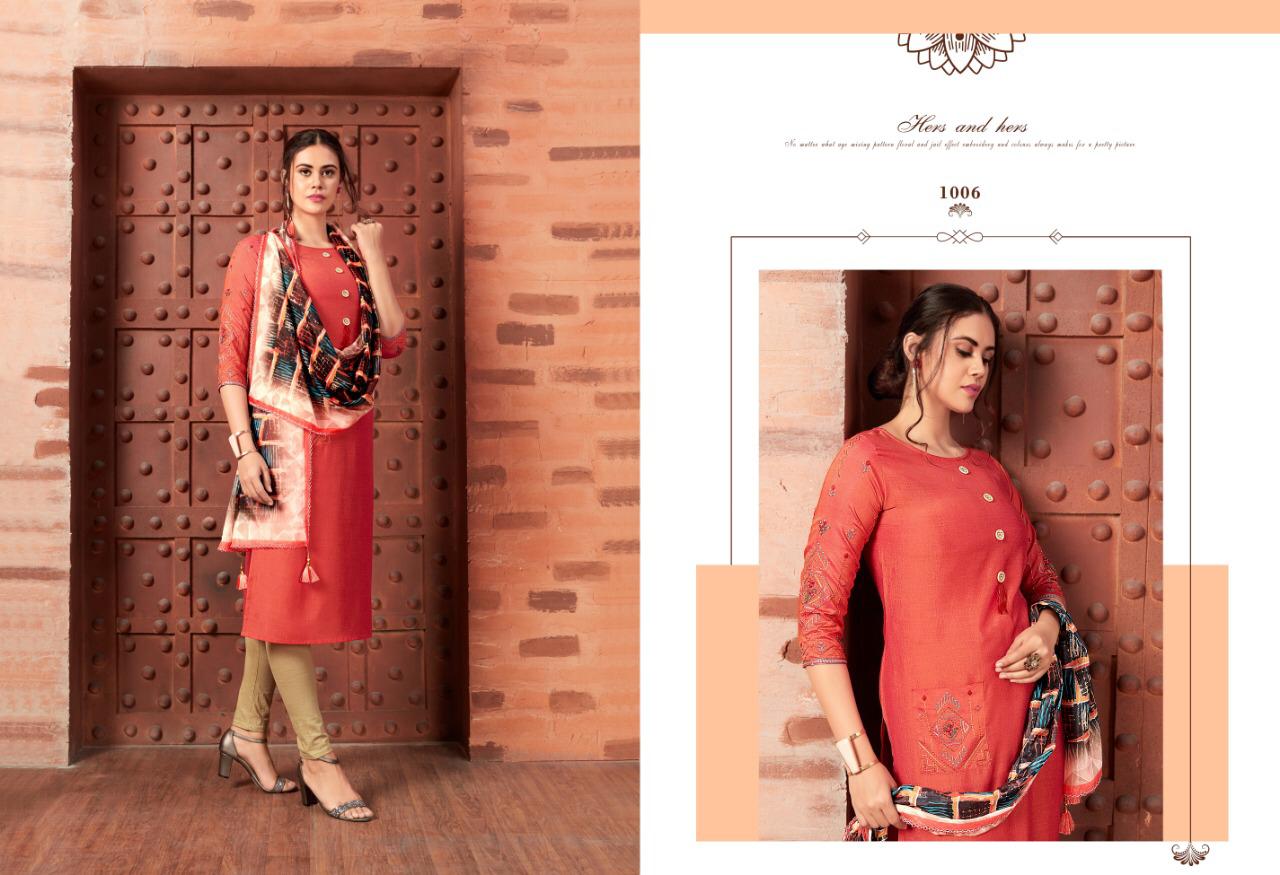 sweety fashion blast colorful fancy ready to wear kurtis with dupatta and bottom collection