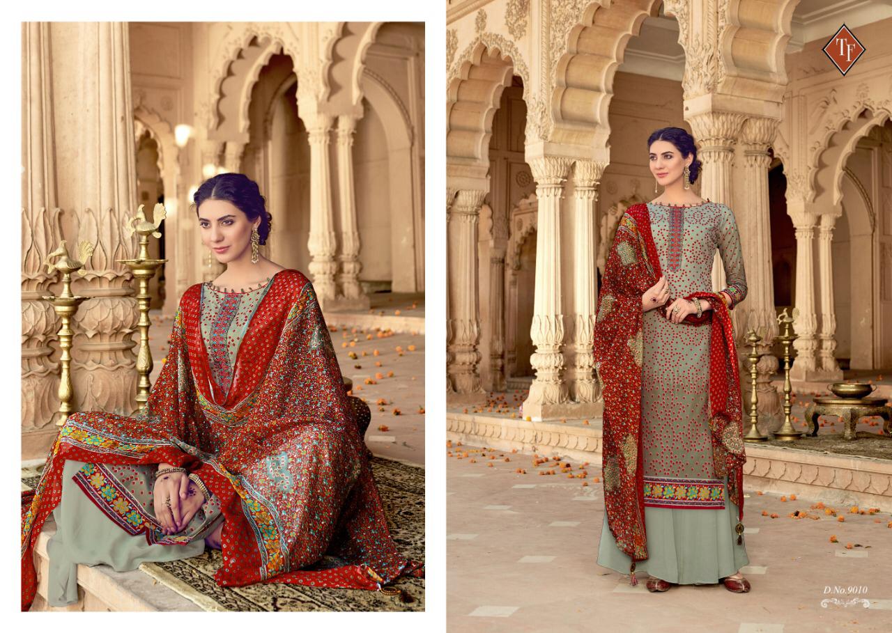 taniksh fashion satrang colorful fancy collection of salwaar suits