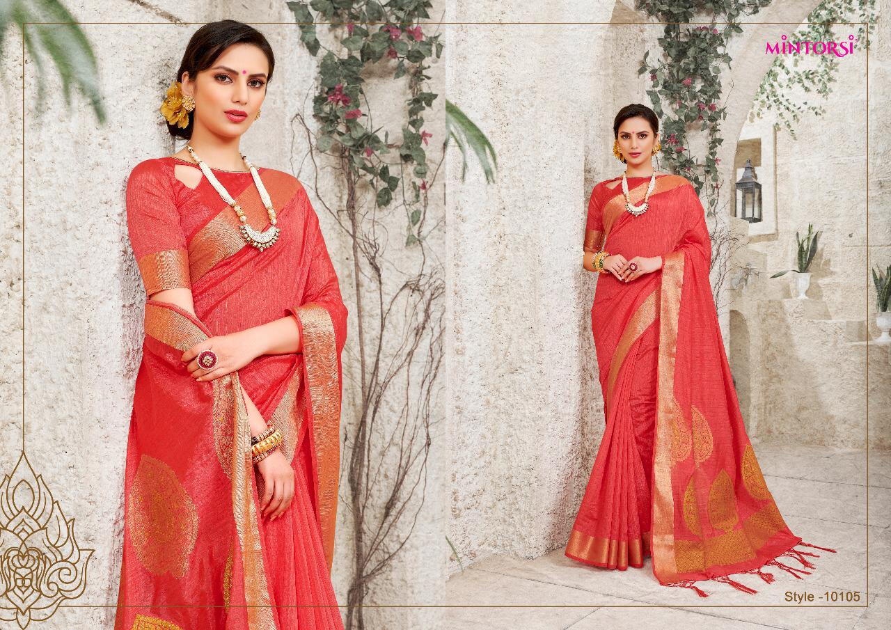 varsiddhi mintorsi sairandhri colorful fancy collection of sarees at reasonable rate