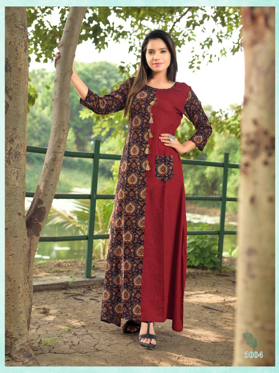 ziva vol 3 colorful fancy ready to wear kurtis at reasonable rate