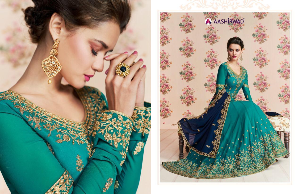 aashirwad creation rivaana colorful designer collection of outfits