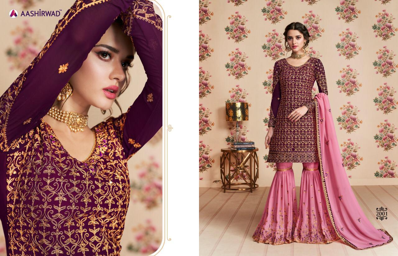 aashirwad nafiza colorful designer collection of outfits