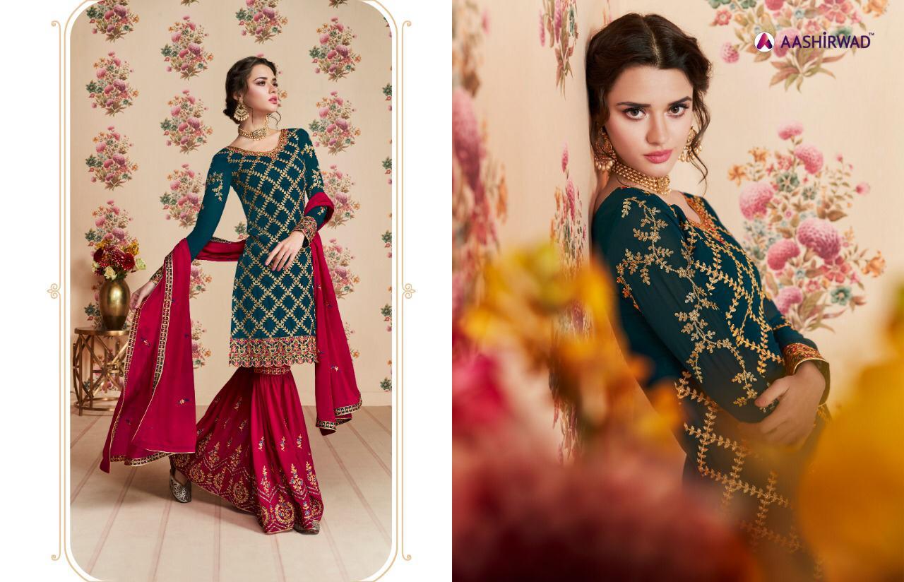 aashirwad nafiza colorful designer collection of outfits