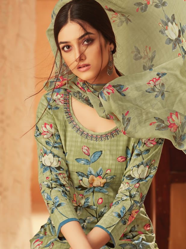 Alok suit krishaa 296-001 series digital printed salwar kameez collection
