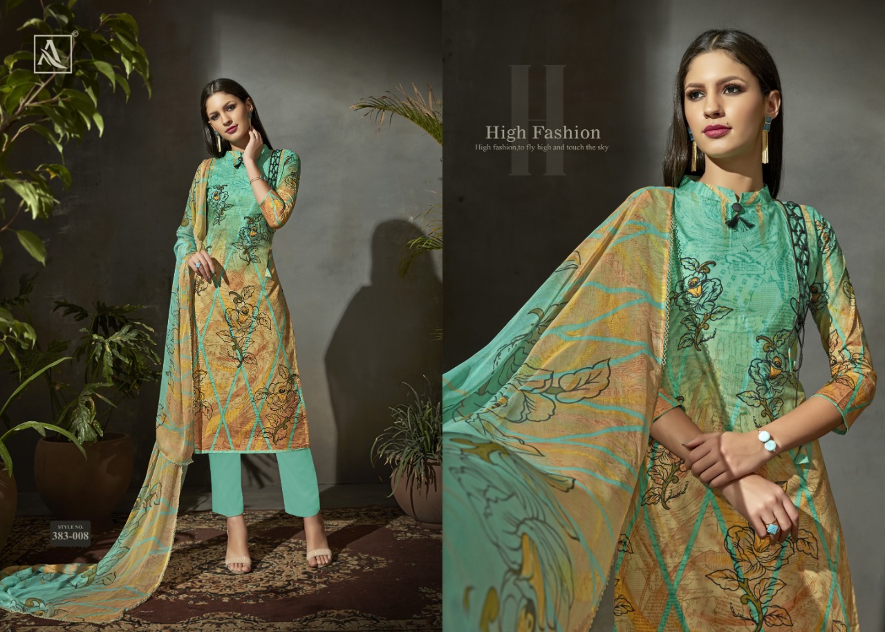 alok suits sheesha colorful fancy collection of salwaar suits at reasonable rate