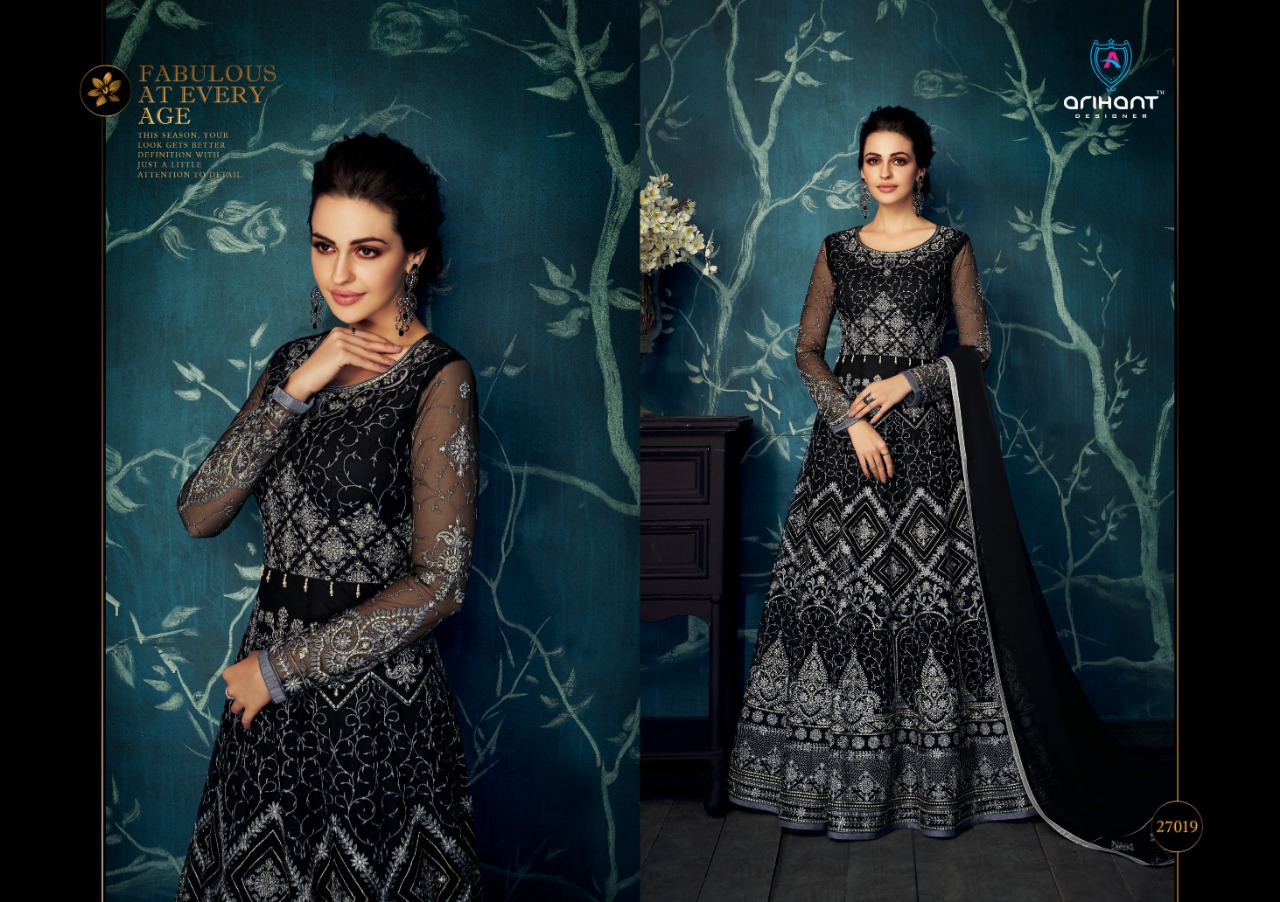 Arihant designer rehanna vol 4 heavy embroidered designer gowns collection