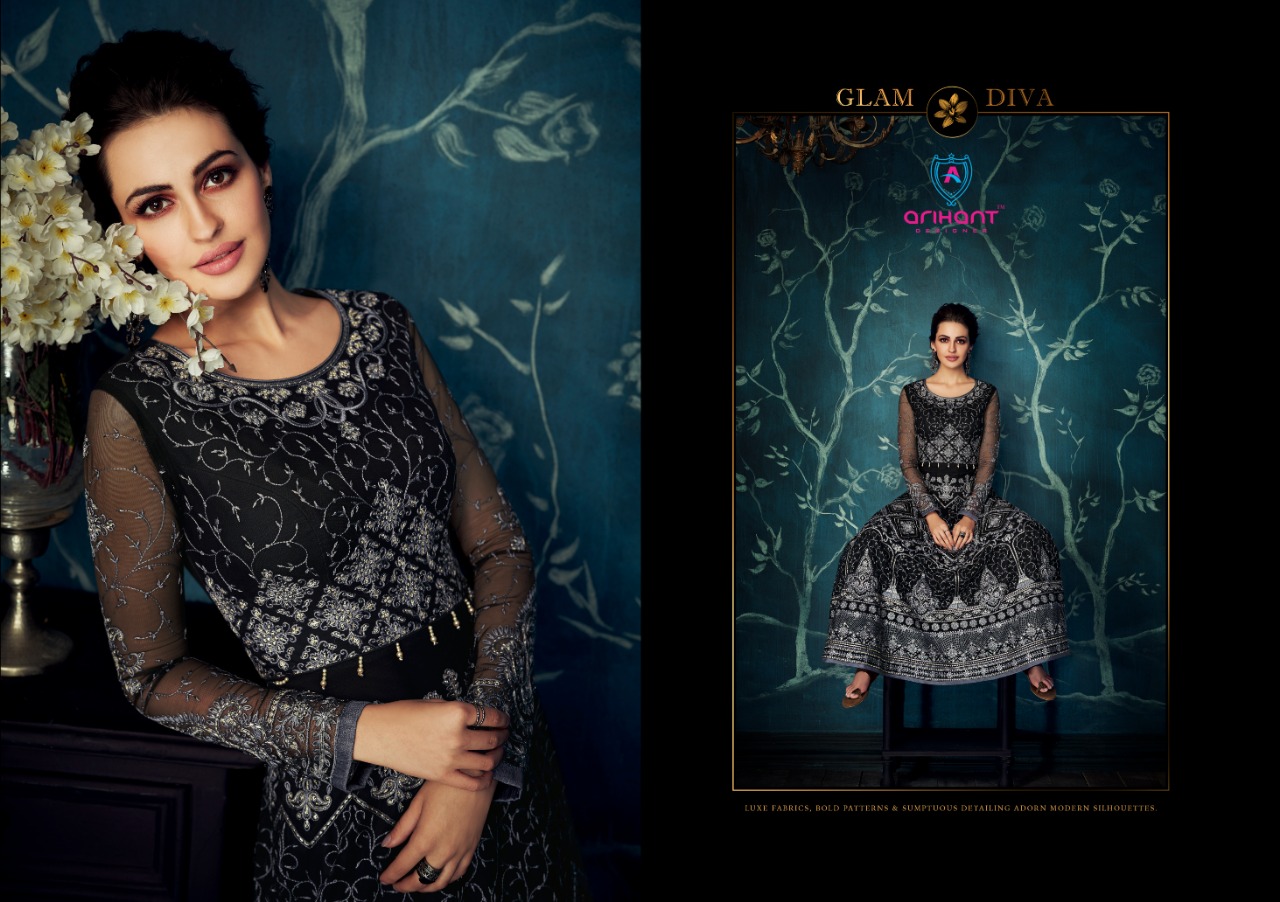Arihant designer rehanna vol 4 heavy embroidered designer gowns collection