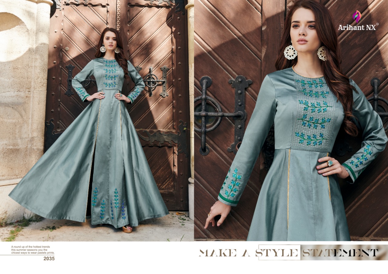 arihant floret vol 6 colorful fancy collection of salwaar suits