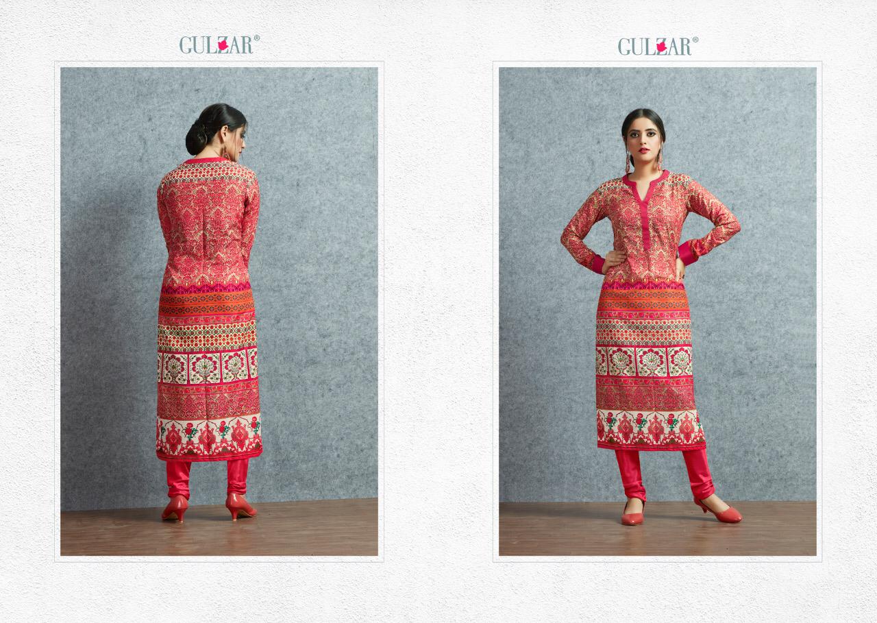 Gulzar print pitara summer wear cotton dress collection