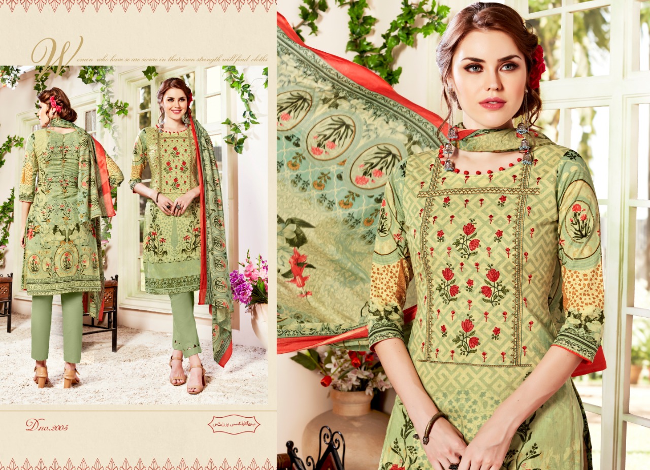 Hotline honeymoon vol 2 digital printed cotton salwar kameez collection