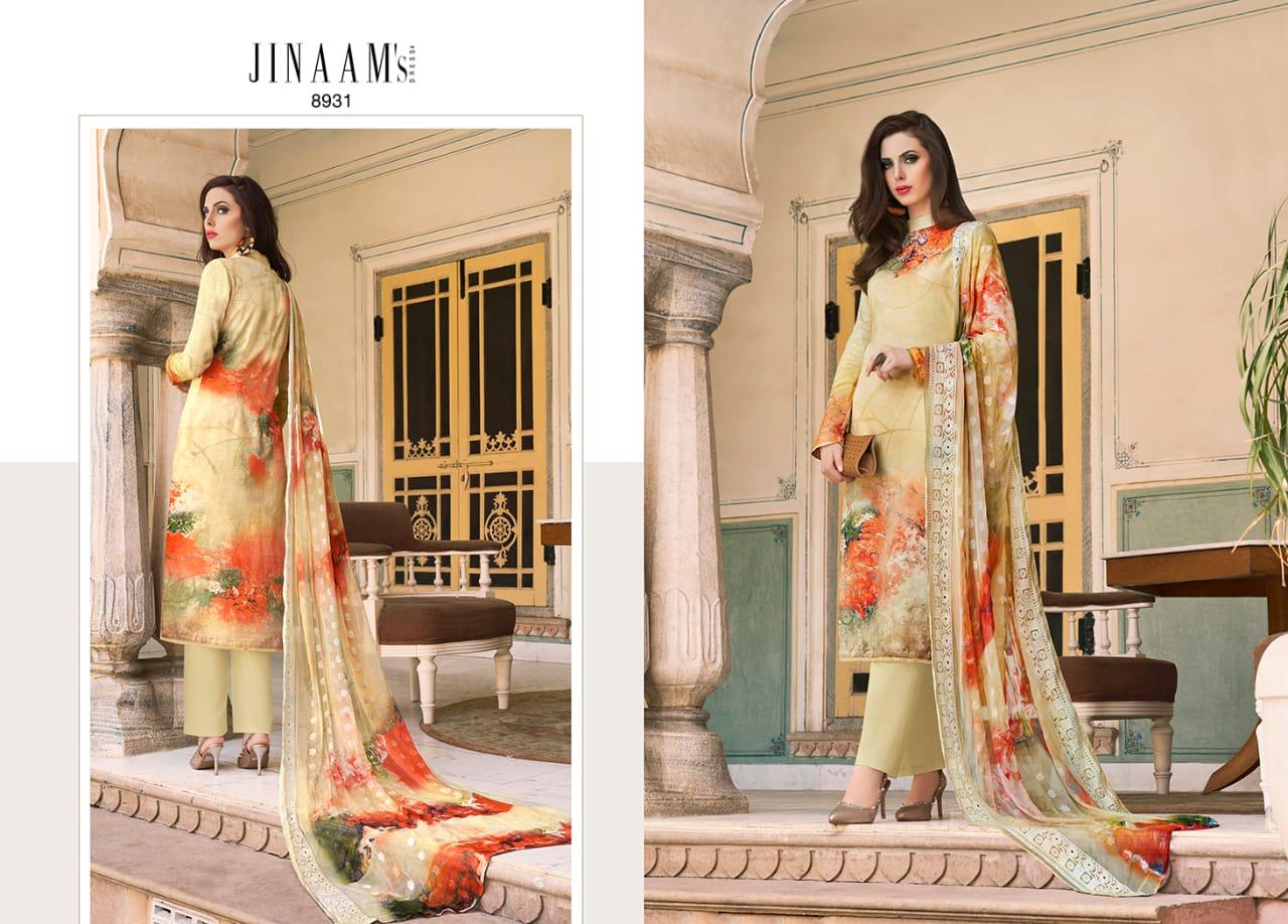 jinaam ziya fancy colorful collection of salwaar suits at reasonable rate