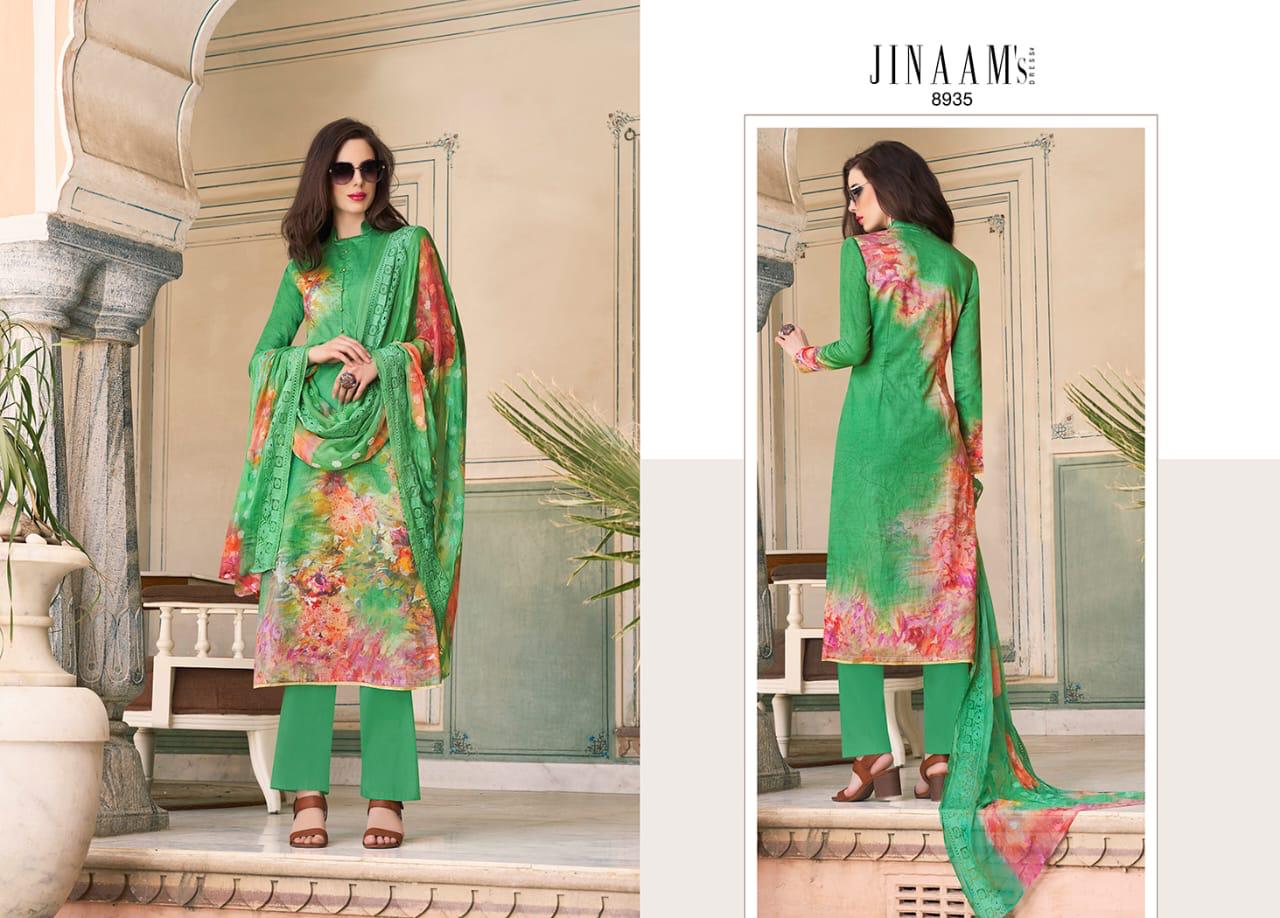 jinaam ziya fancy colorful collection of salwaar suits at reasonable rate
