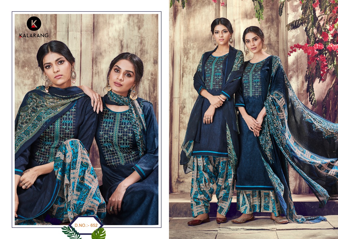 kalarang creation panchhi fancy collection of salwaar suits at reasonable rate