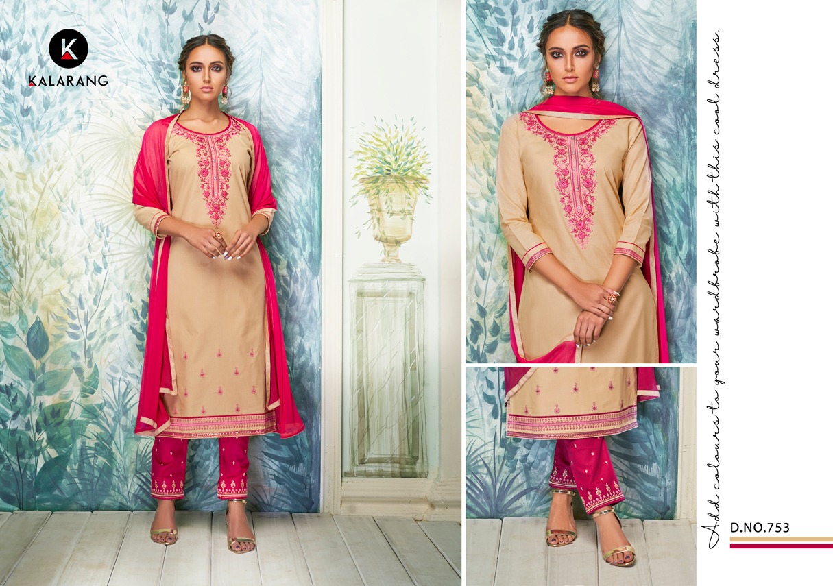 kalarang creation sunshine vol 4 colorful fancy collection of salwaar suits