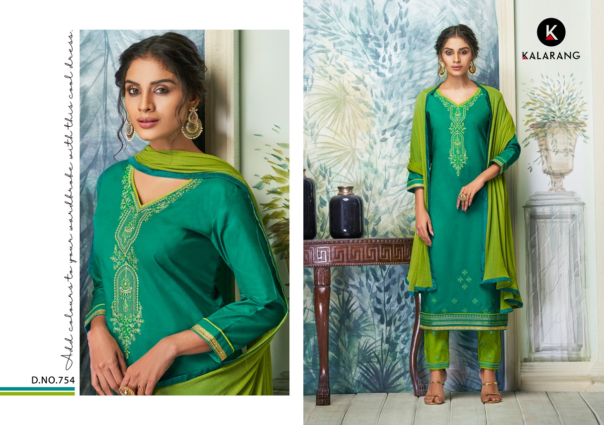 kalarang creation sunshine vol 4 colorful fancy collection of salwaar suits