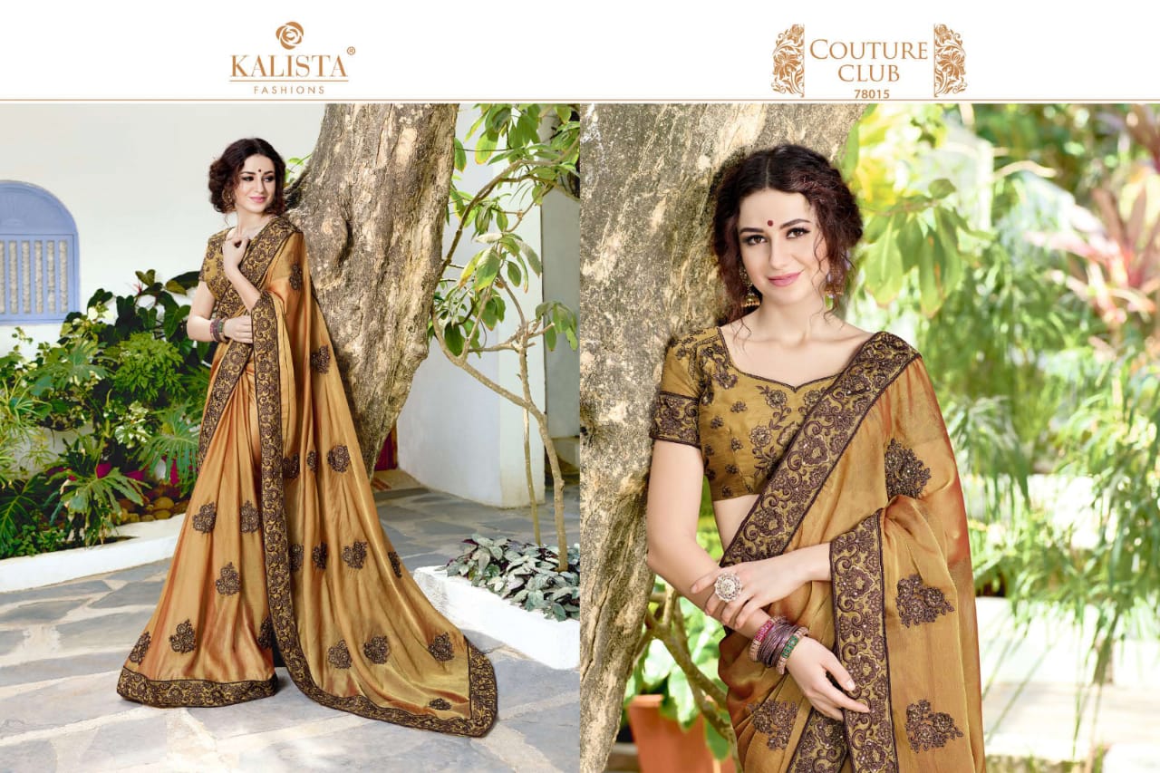 Kalista fashion presents rock and roll Traditional collection of sarees