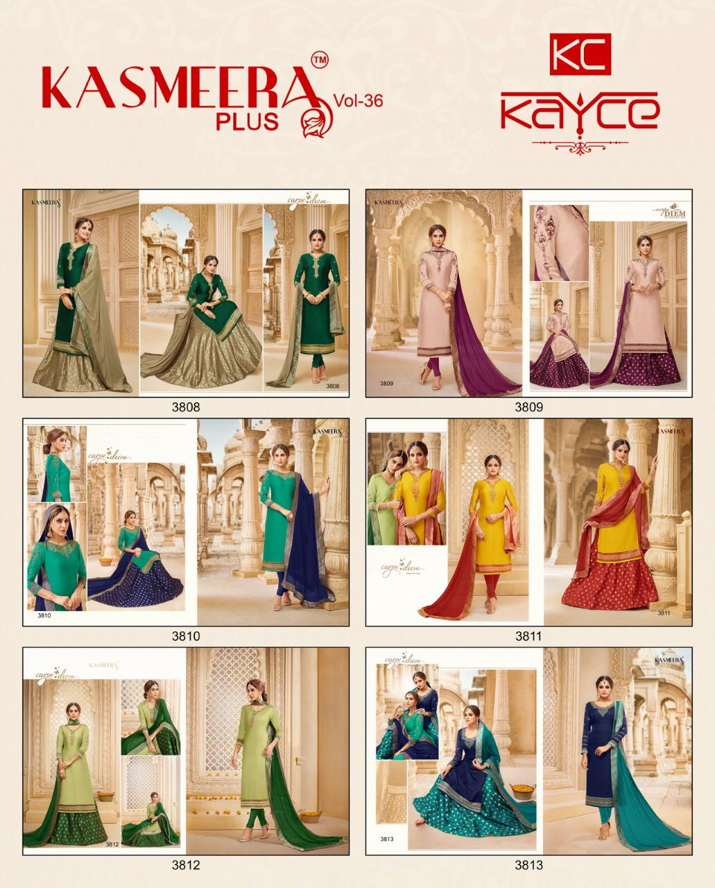 kasmeera plus vol 36 fancy colorful collection of salwaar suits