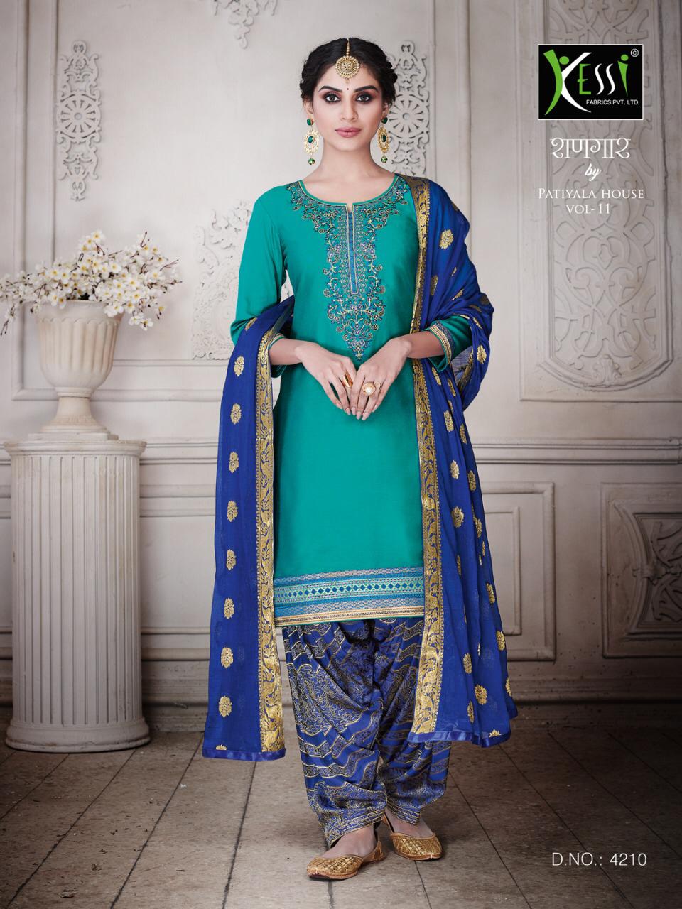 Kessi Fabrics shanghar by patiala vol 11 cotton salwar kameez collection