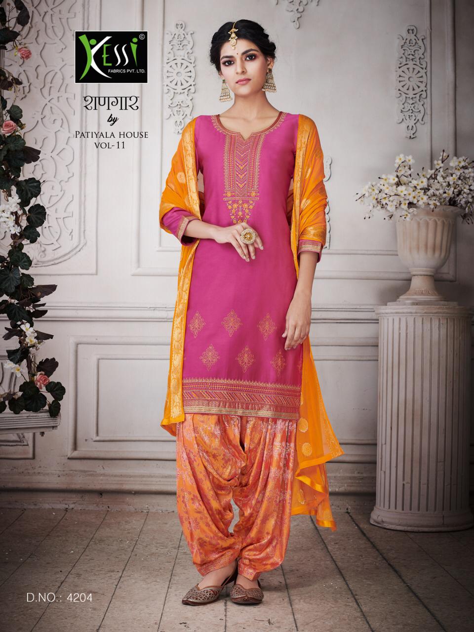 Kessi Fabrics shanghar by patiala vol 11 cotton salwar kameez collection