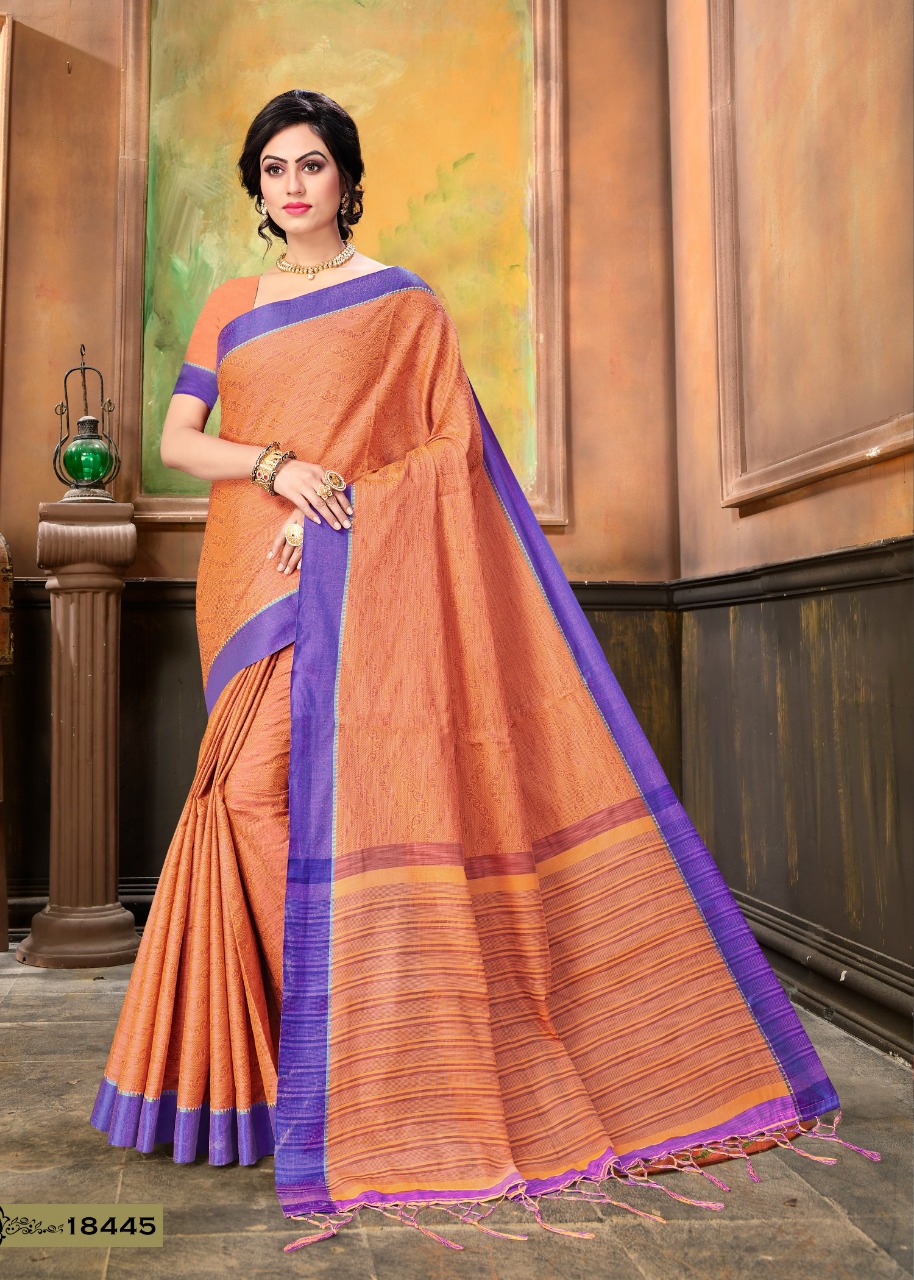 krishnahari meera fancy colorful collection of sarees at reasonable rate