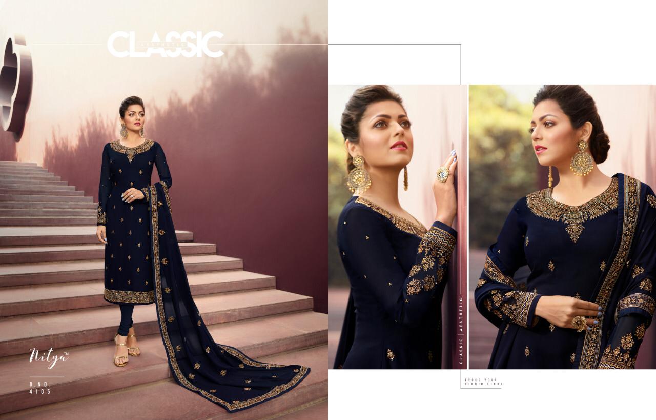 lT fabrics nitya vol 141 fancy collection of salwaar suits