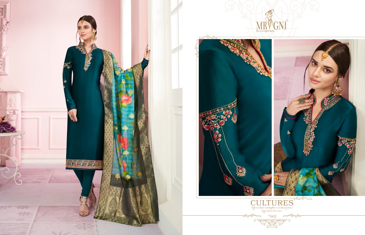 mrigni series vol 7 colorful collection of salwaar suits