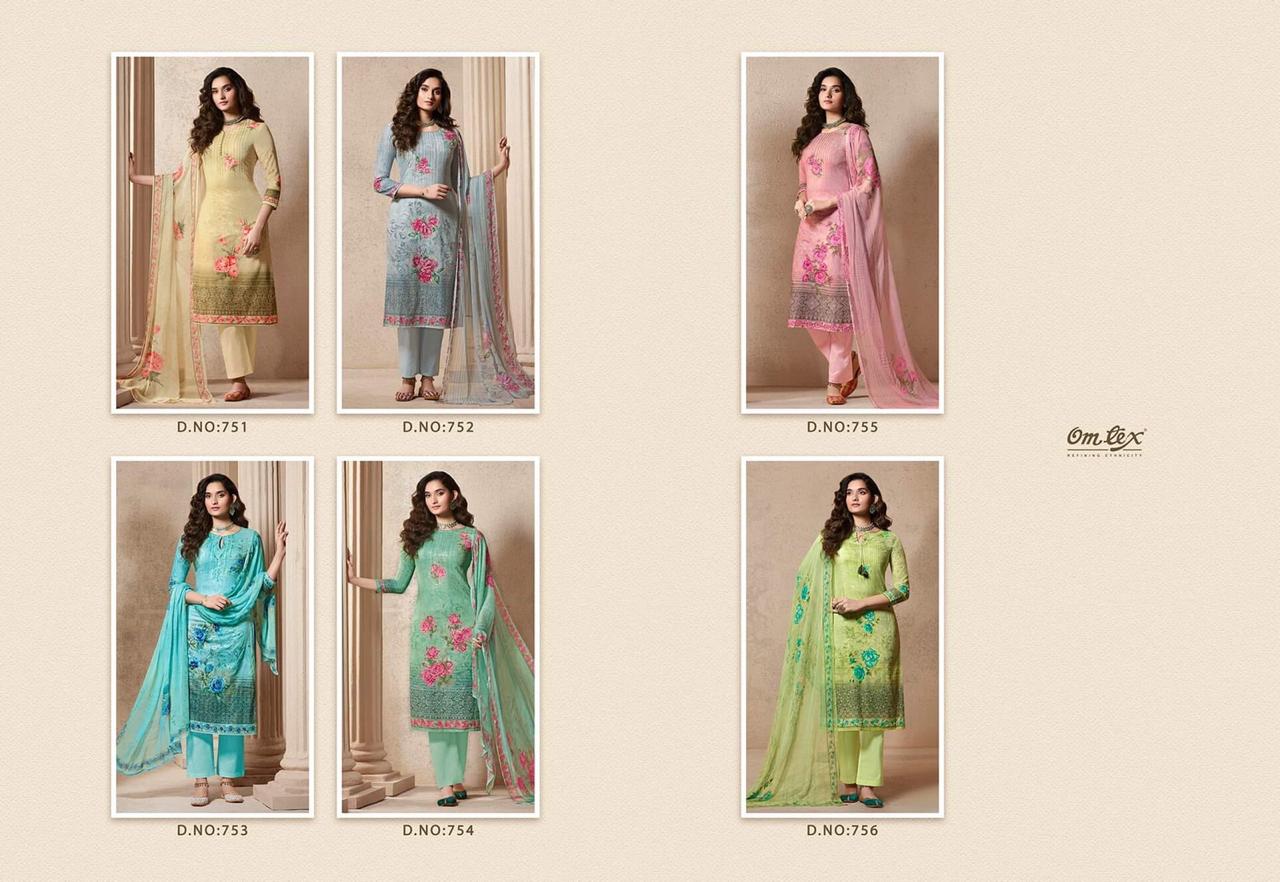 Omtex isiska cotton fancy wear salwar kameez collection