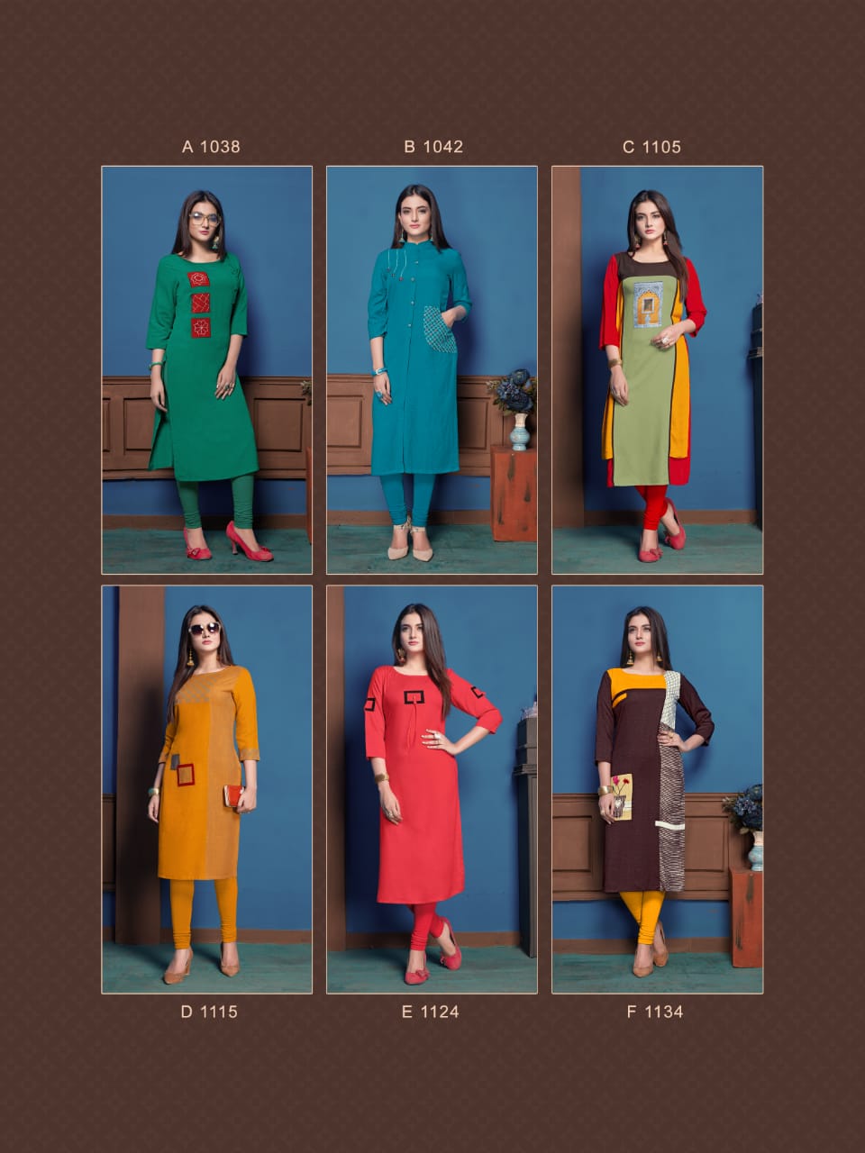 Pahervesh nikhar vol 2 rayon printed ready wear kurties
