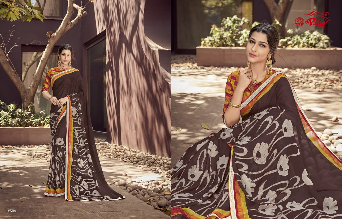palav fabrics paarna vol 8 colorful cadual wear sarees catalog