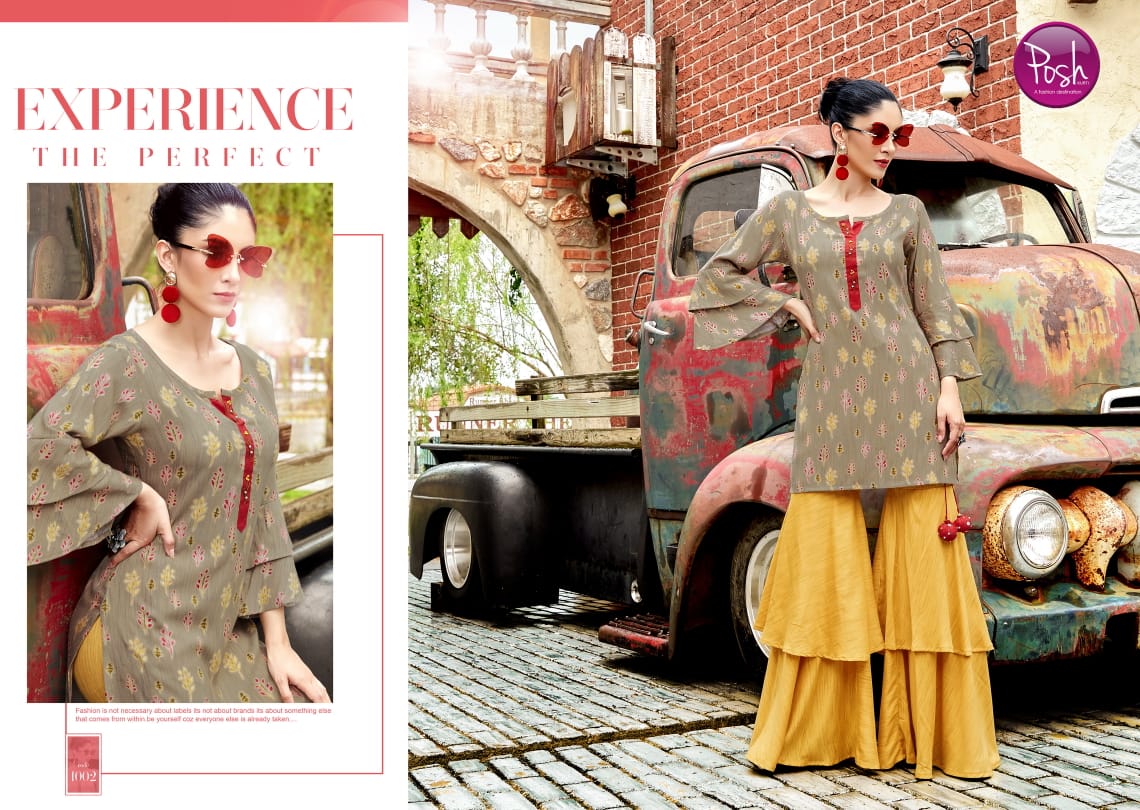 Posh presents femina long stylish kurties catalog dealer