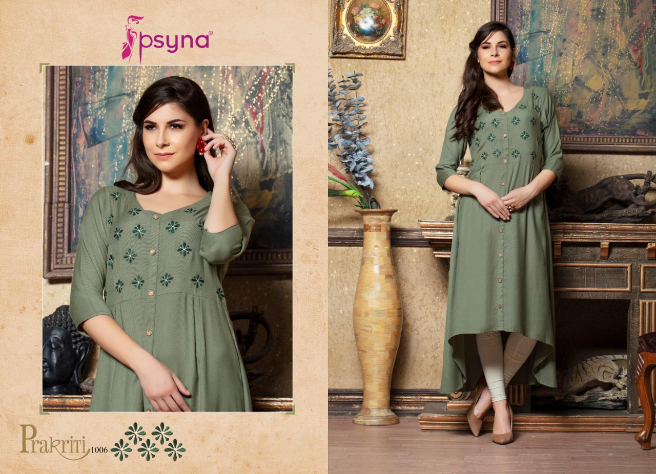 Psyna presents prakriti summer wear gown collection at wholesale rate