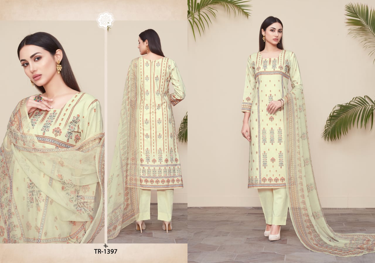 Rivaa exports wajood 6 pure cotton digital printed salwar kameez collection