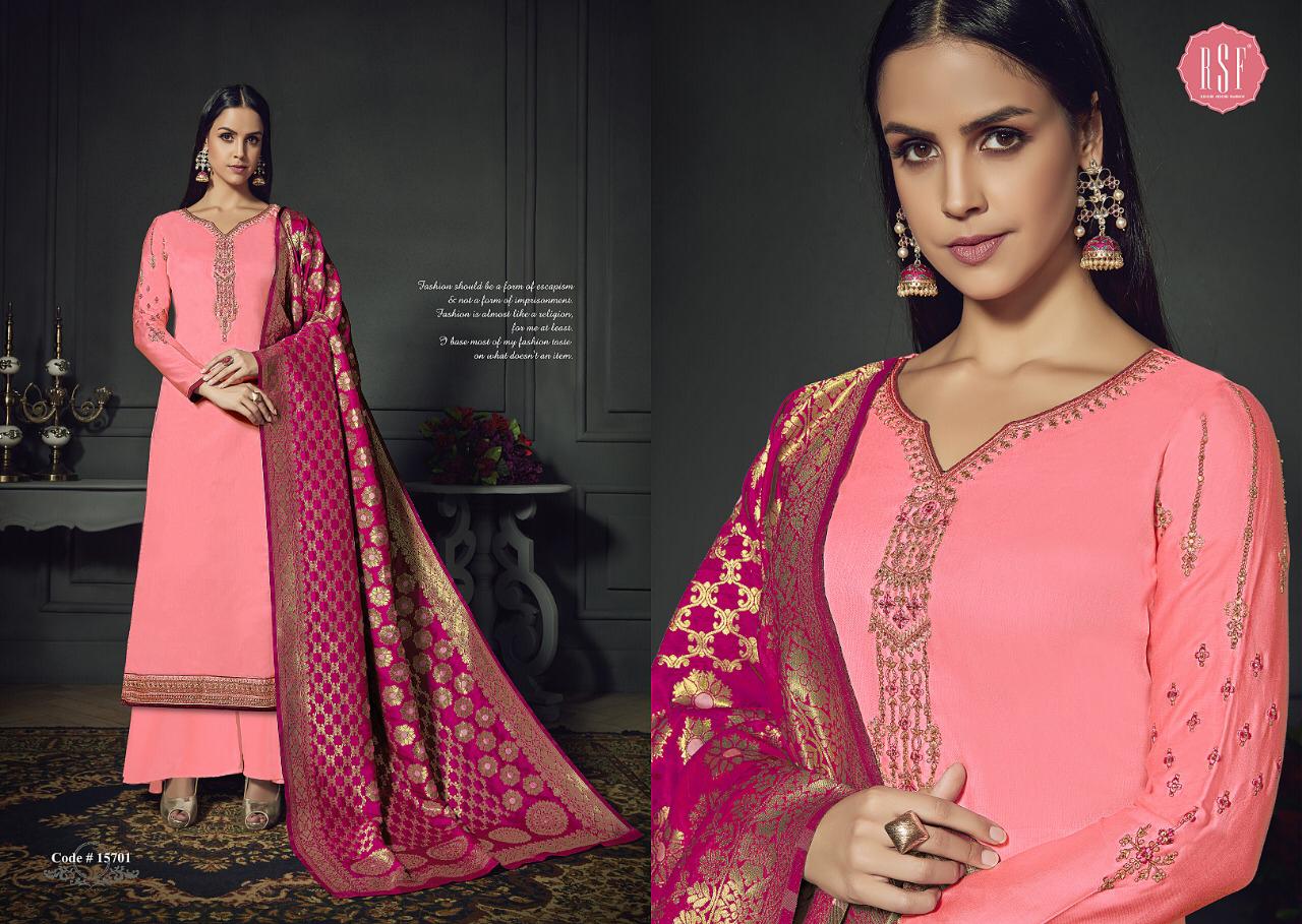 rsf gulbanaras colorful fancy collection of salwaar suits