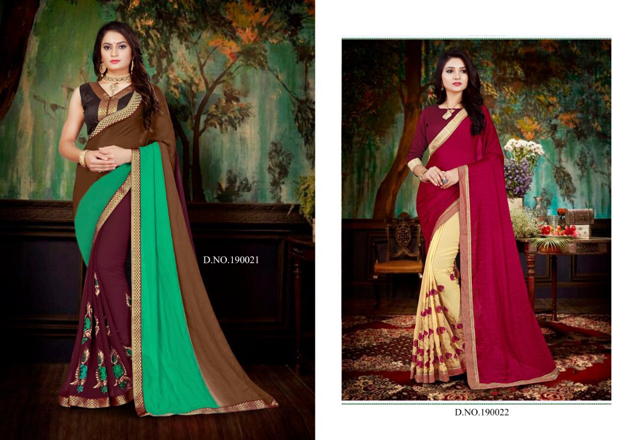Saroj akansha vol 3 colourful sarees collection