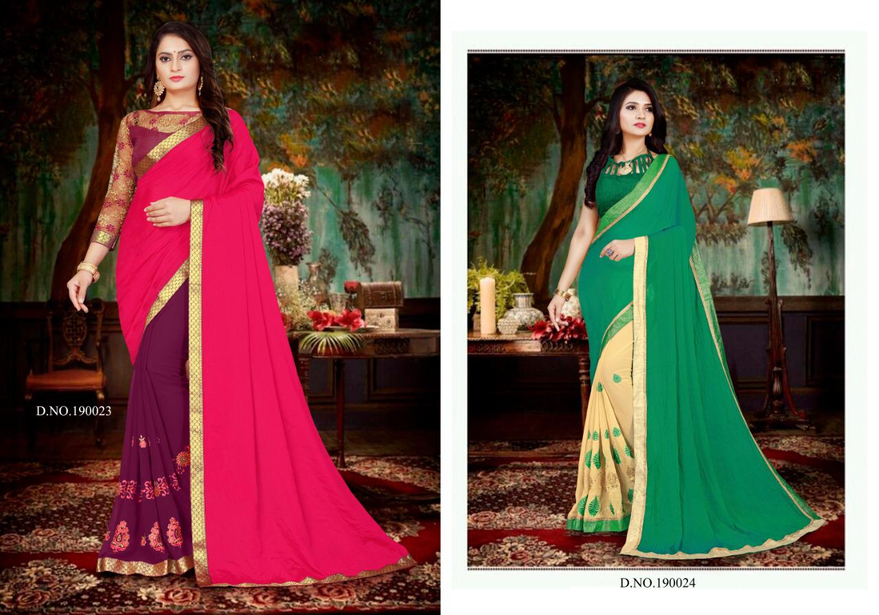 Saroj akansha vol 3 colourful sarees collection