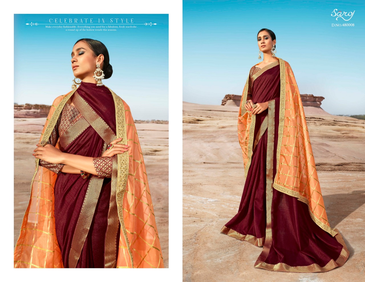 Saroj noorjahan designer fancy saree collection dealer