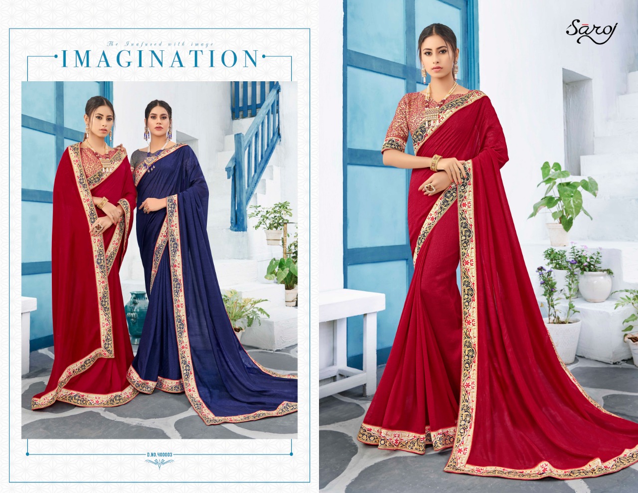 saroj urvashi colorful fancy collection of sarees