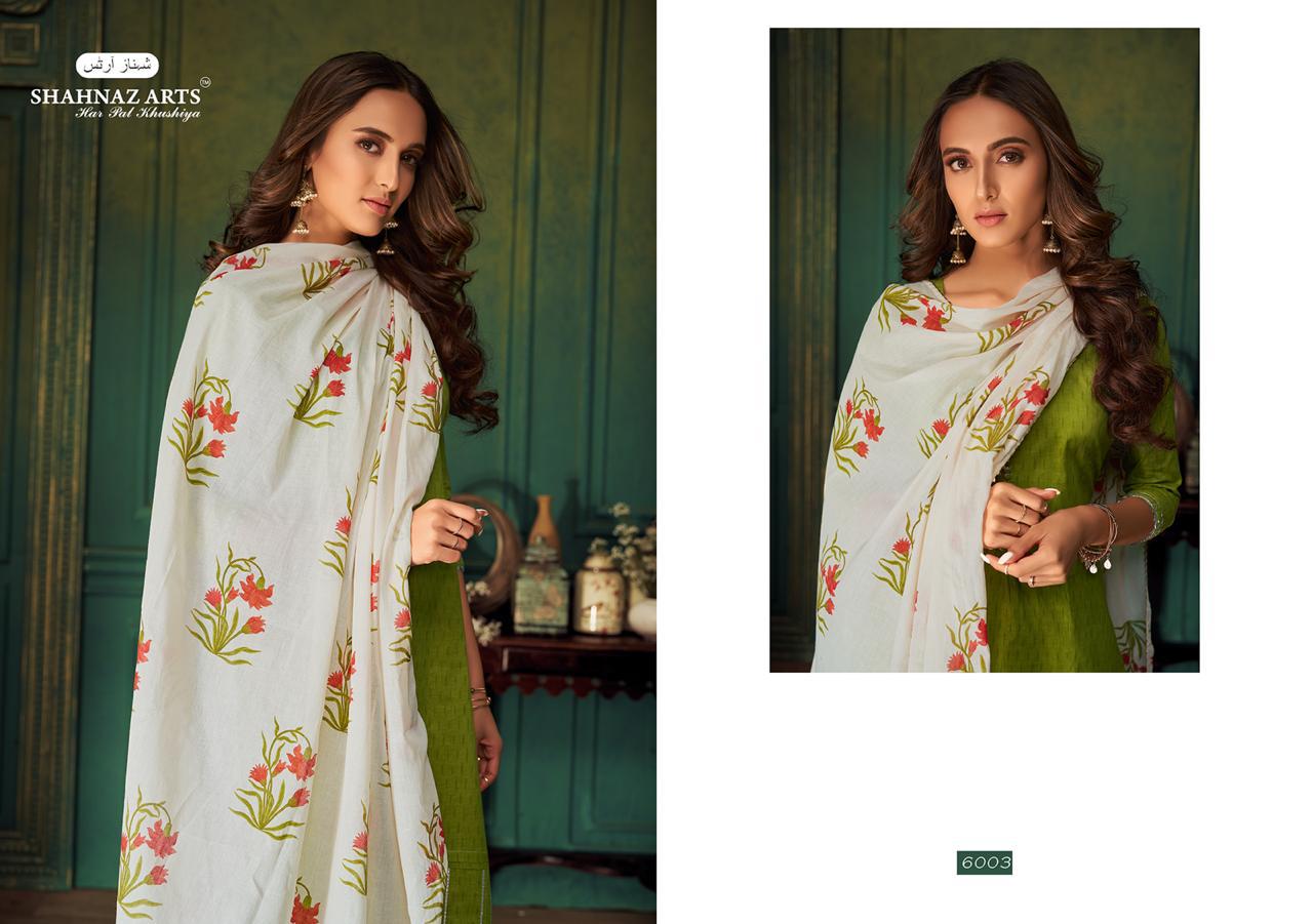 Shahnaz arts miraki cotton printed salwar kameez collection dealer