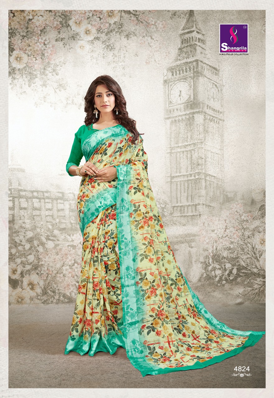 shangrila kachana cotton vol 16 fancy collection of sarees