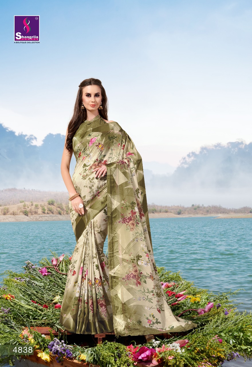 Shangrila kiyara cotton fancy indian sarees collection