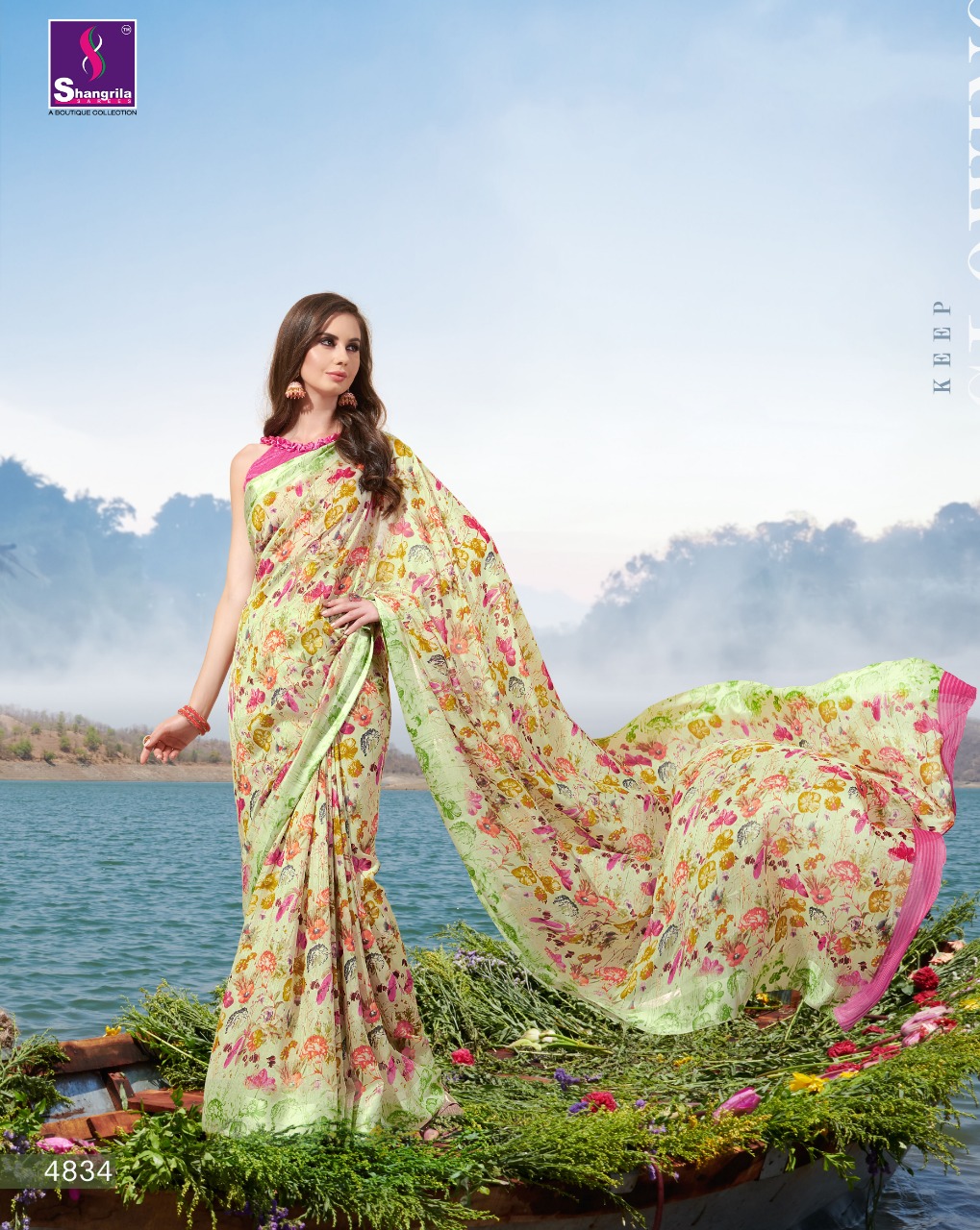Shangrila kiyara cotton fancy indian sarees collection
