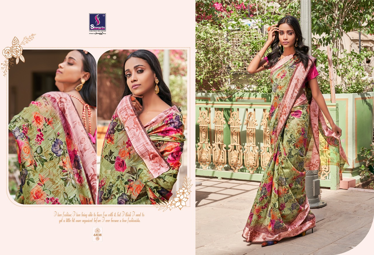 shangrila meenakshi cotton vol 3 colorful collection of sarees at reasonable rate