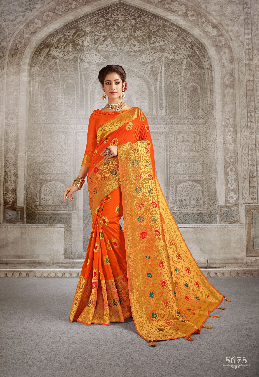 shangrila rajgaharana colorful  fancy collection of sarees