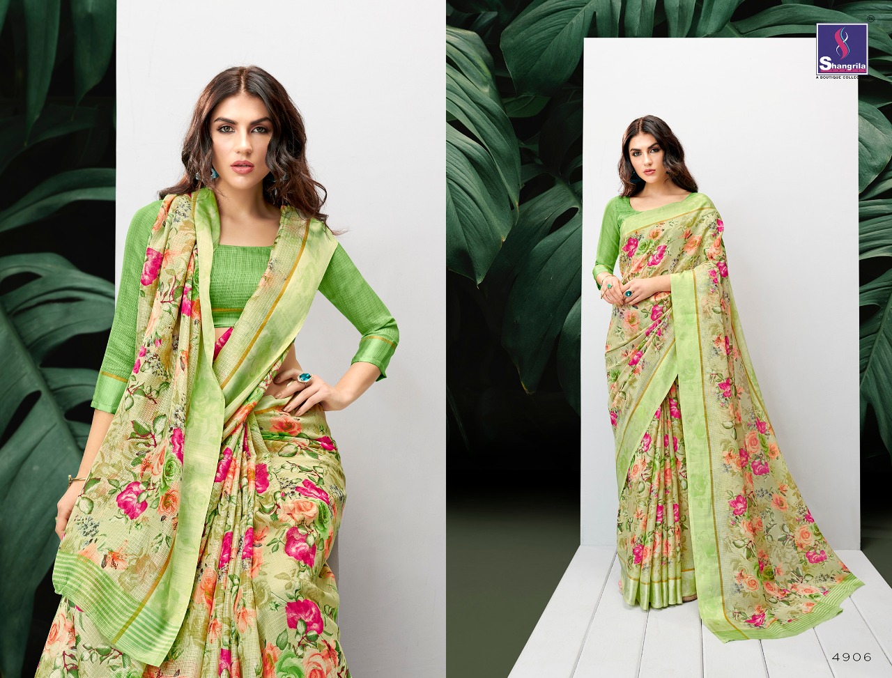 Shangrila rayesha cotton fancy Traditional sarees collection