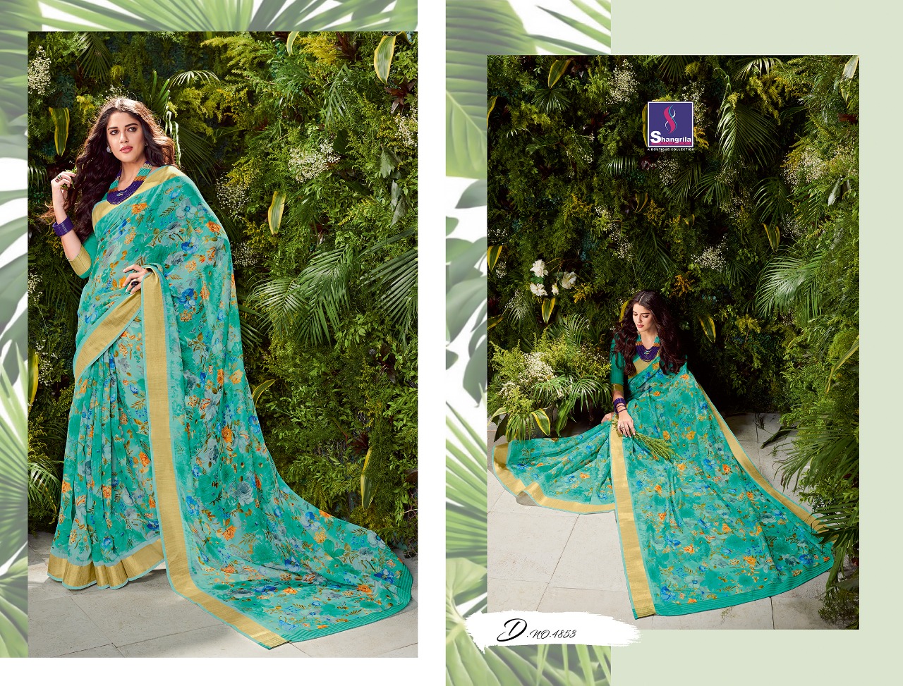 shangrila shakshi cotton vol 4 fancy collection of sarees at reasonable rate