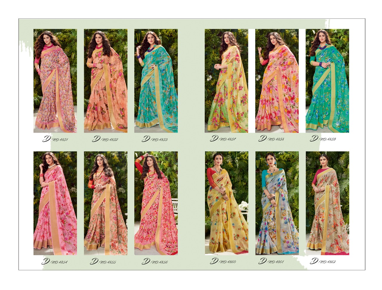 shangrila shakshi cotton vol 4 fancy collection of sarees at reasonable rate