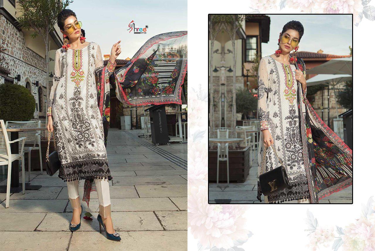 Shree fabs maria b lawn spring summer 2 Karachi printed festive wear collection