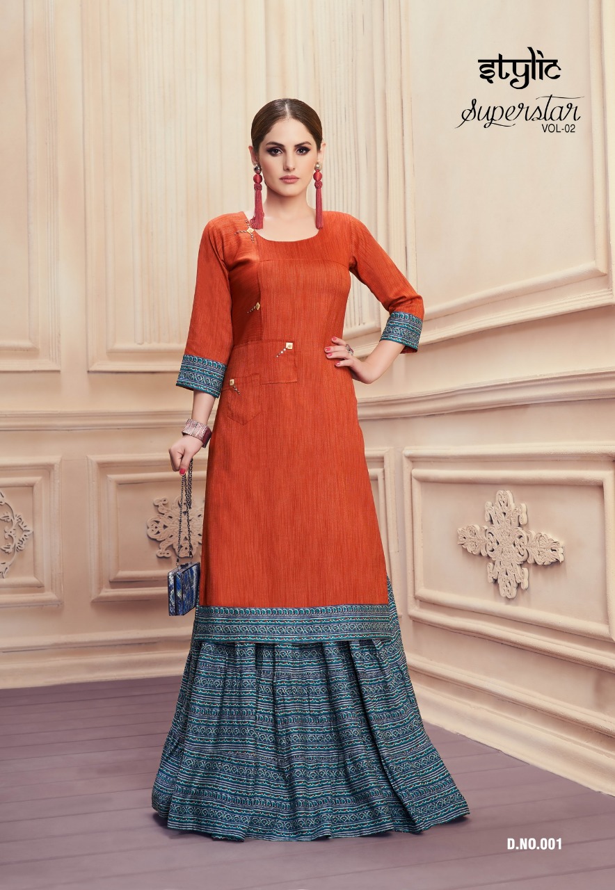 stylic superstar vol  2 colorful casual wear kurtis at reasonable rate